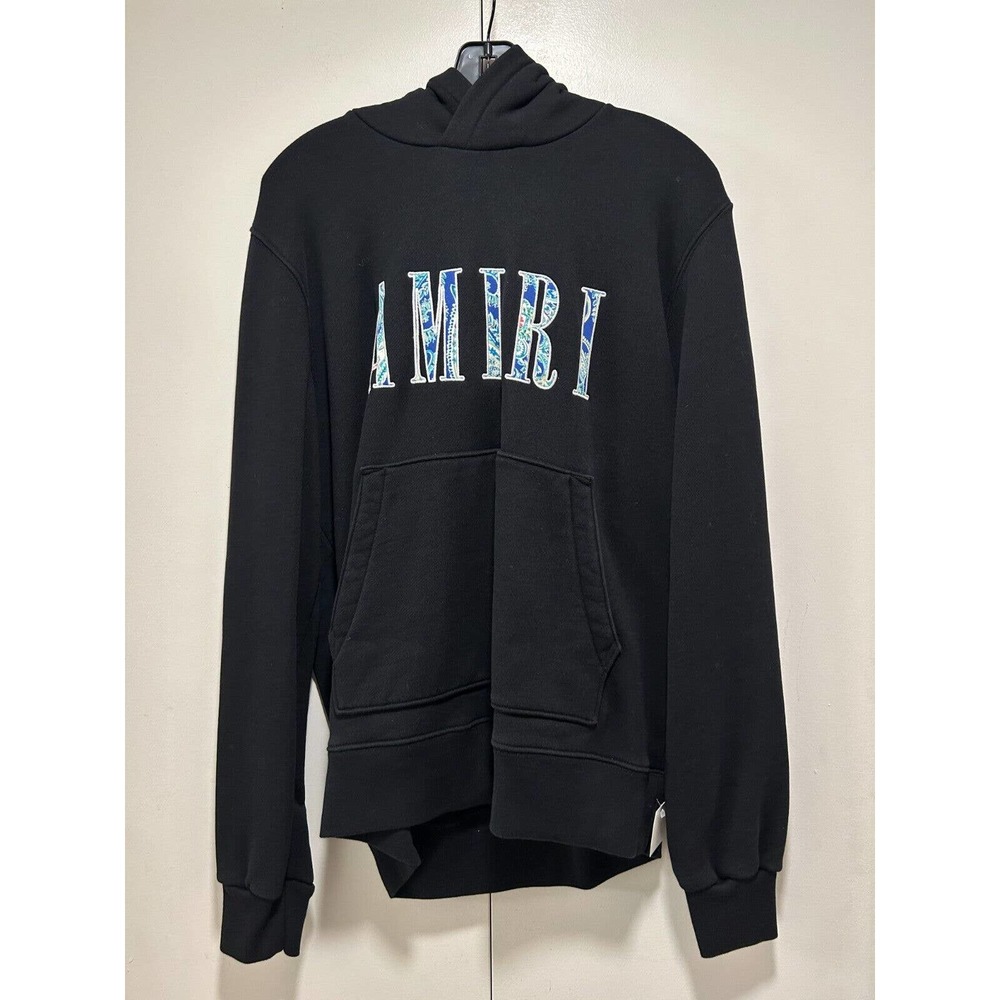 Amiri PAISLEY CORE LOGO HOODIE SIZE SMALL - Black S/S 21